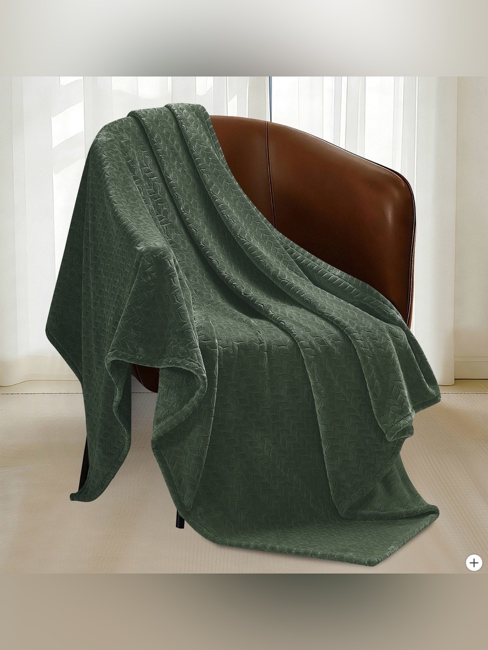 Monte & Jardin Jacquard Velvet Throw